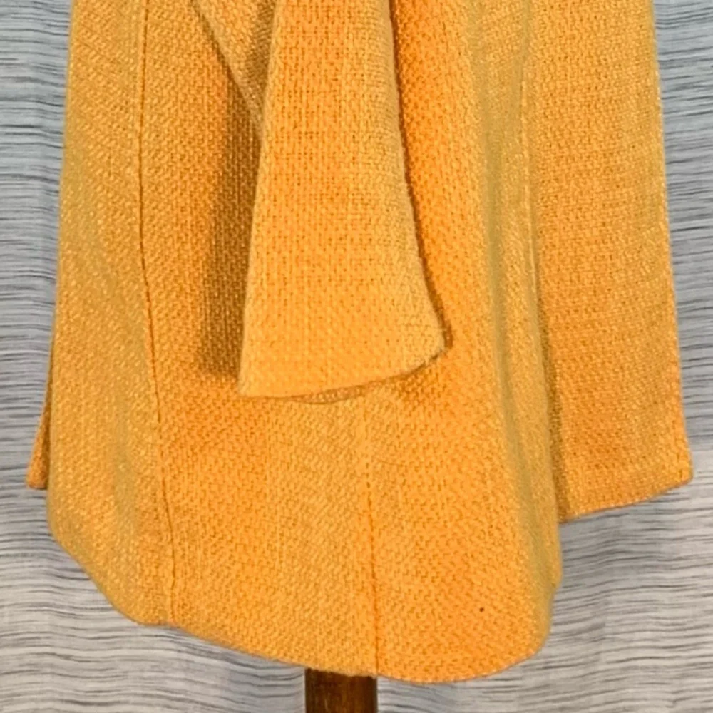 Chico's Mustard Twill Light Coat. - Picture 11 of 16
